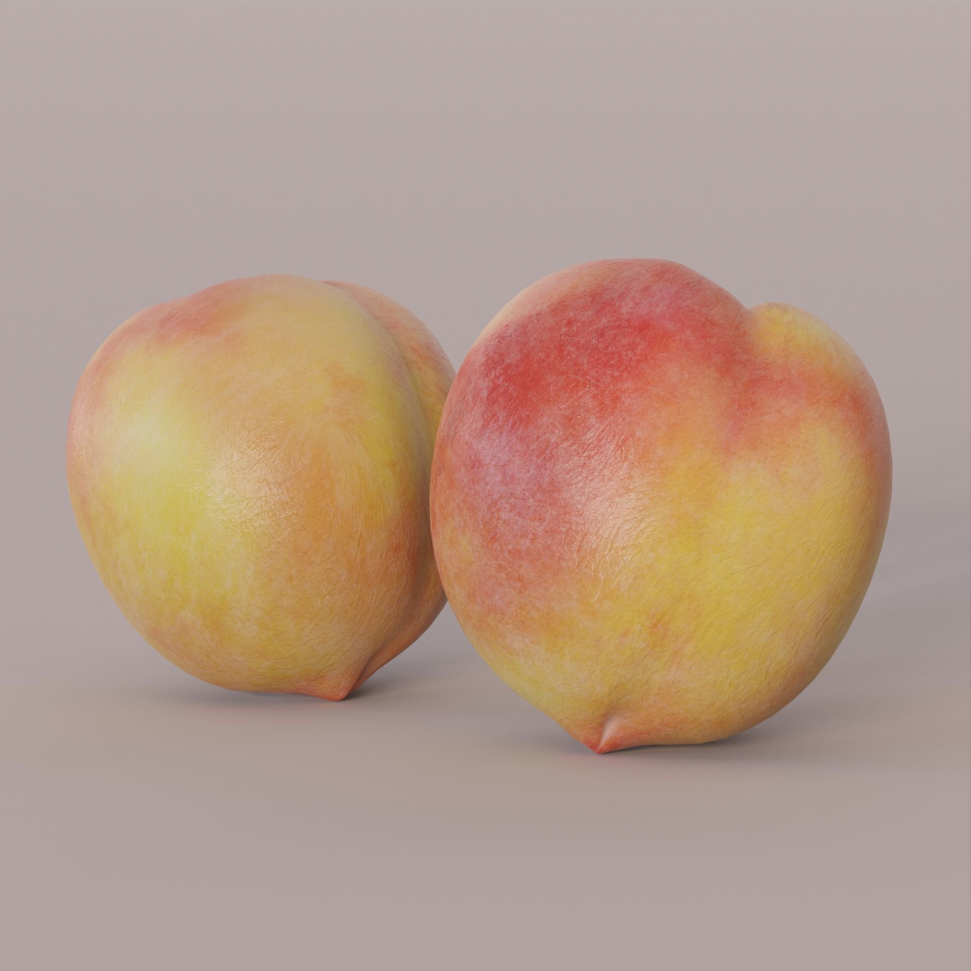 Peaches  3D model_1