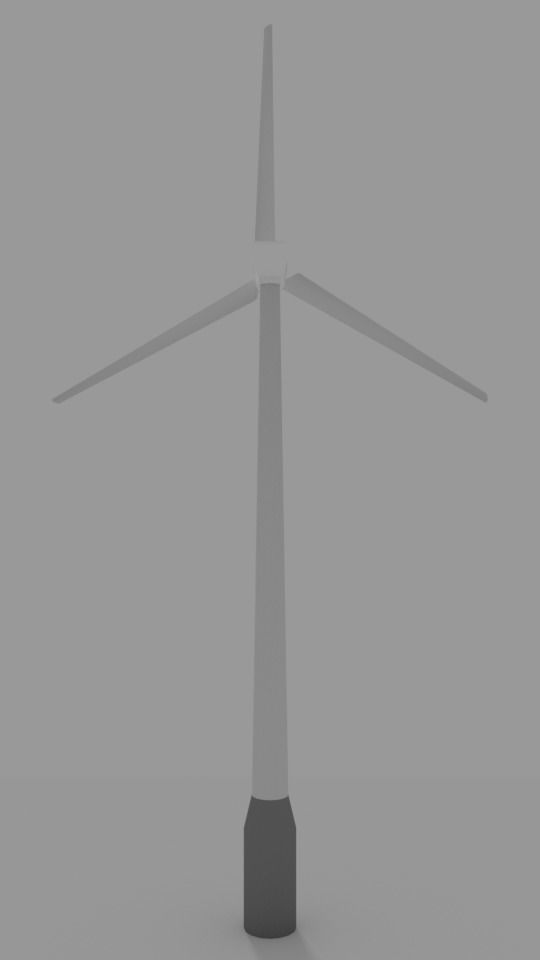 Wind Power Plant 3D model_6