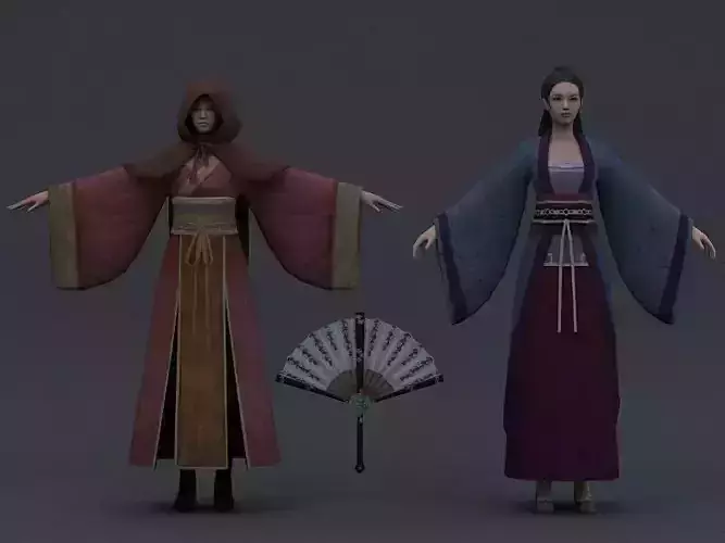 Ancient Asians people Women