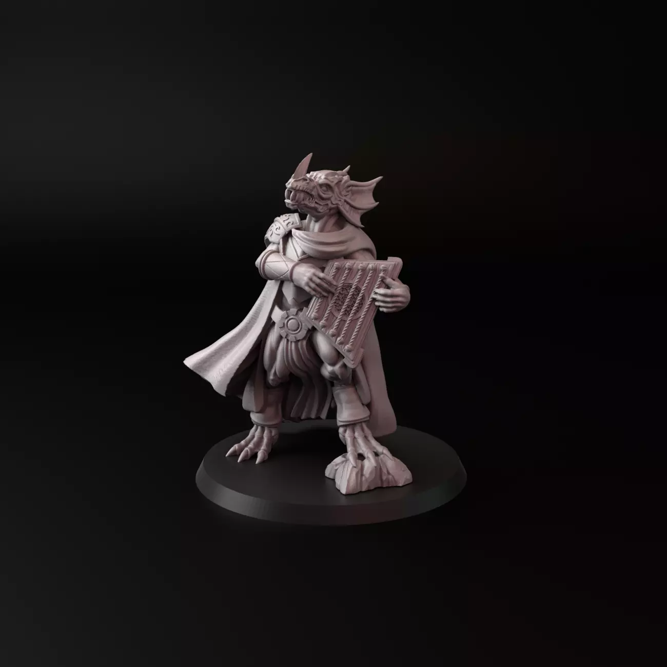 Dragonman Bard 3D print model_0