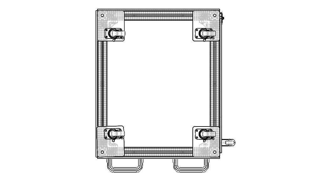 Industrial Aluminum Trolley - Enclosed 3D model_35