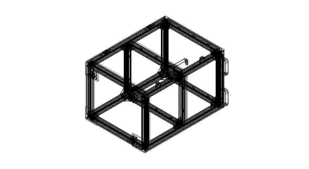 Industrial Aluminum Trolley - Enclosed 3D model_40