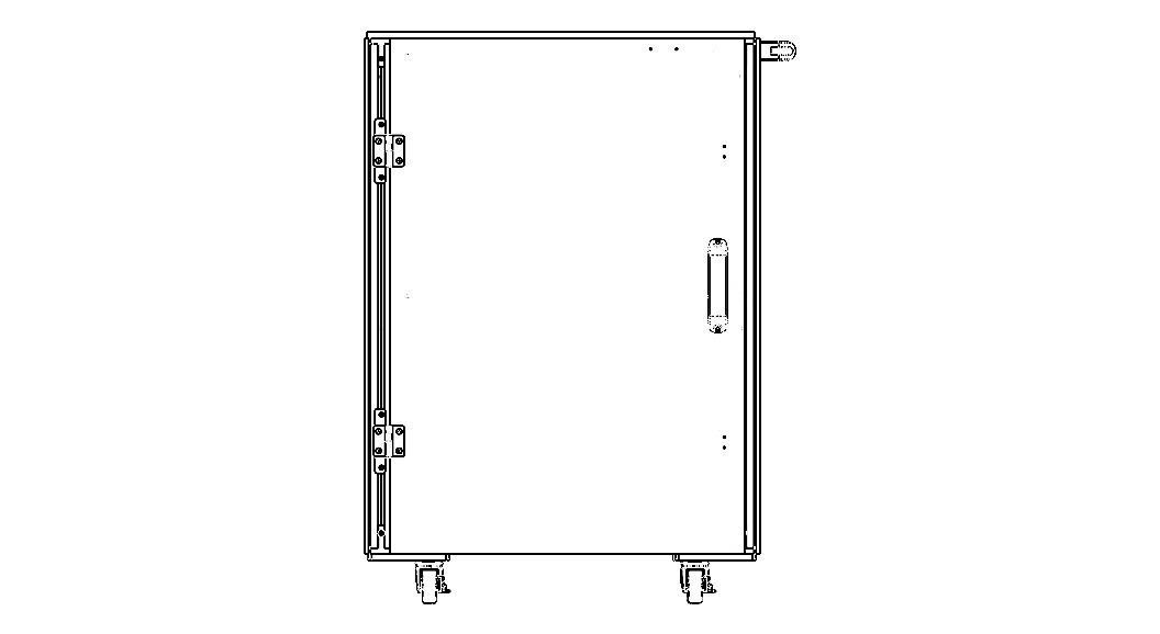 Industrial Aluminum Trolley - Enclosed 3D model_10