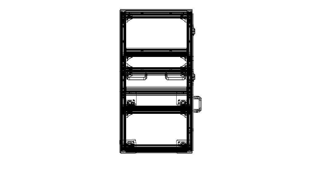 Industrial Aluminum Trolley - Enclosed 3D model_32