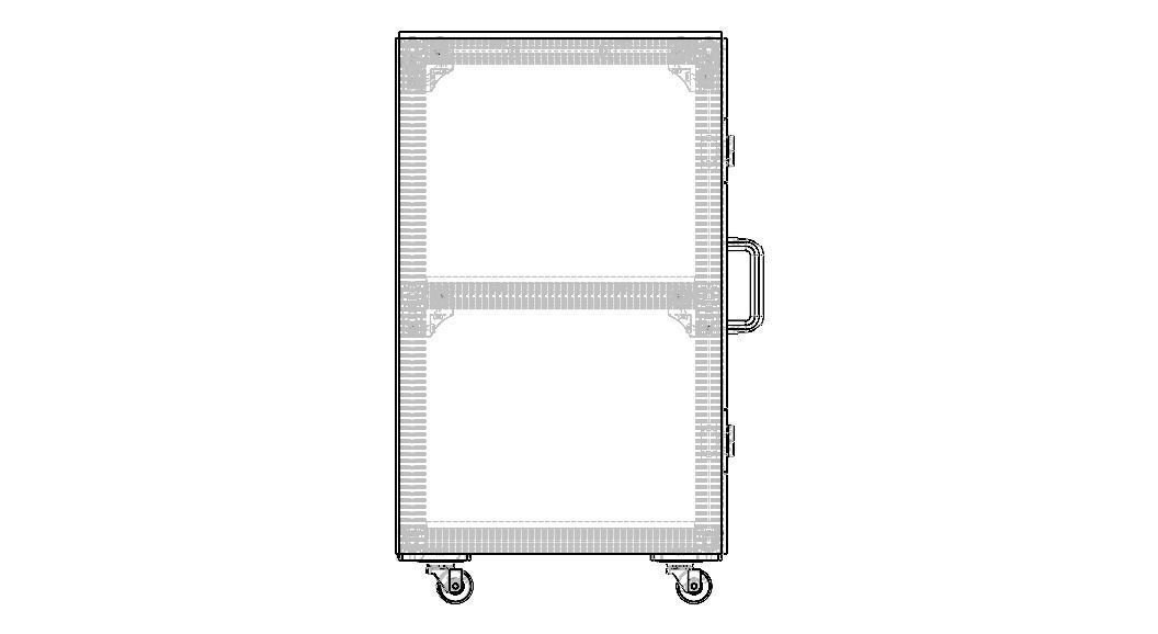 Industrial Aluminum Trolley - Enclosed 3D model_19