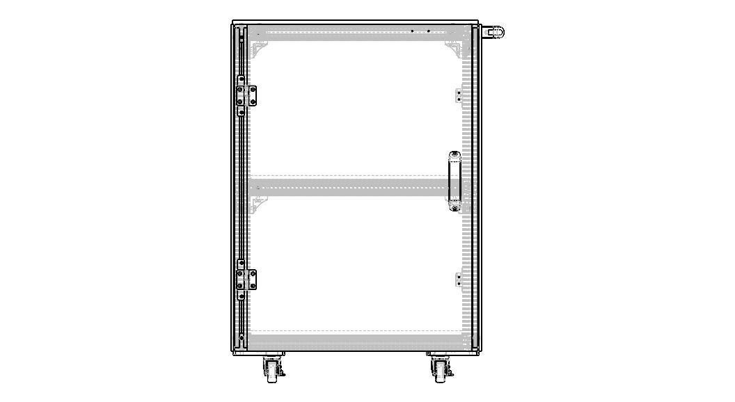 Industrial Aluminum Trolley - Enclosed 3D model_11