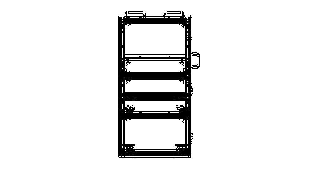Industrial Aluminum Trolley - Enclosed 3D model_24