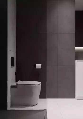 Bathroom design Interior style minimalism 3D model