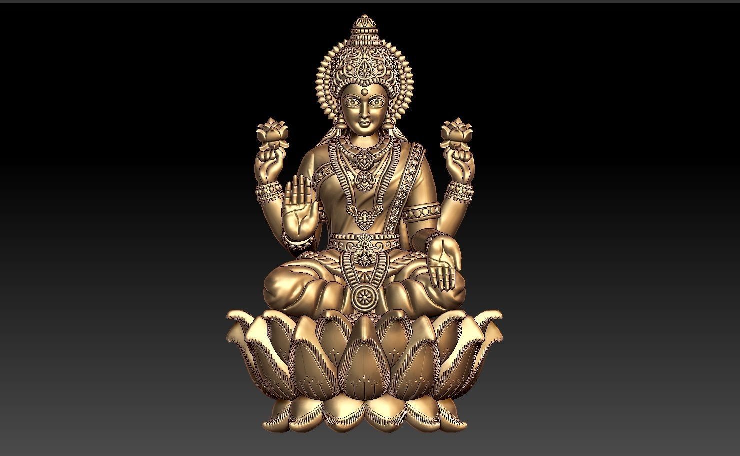 LAKSHMI DEVI FULL 3D 3D print model_1
