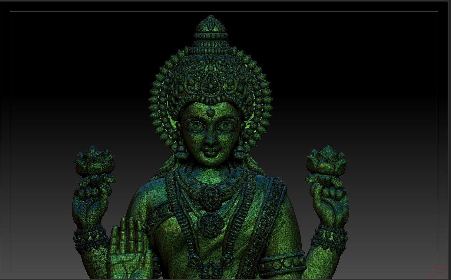 LAKSHMI DEVI FULL 3D 3D print model_12