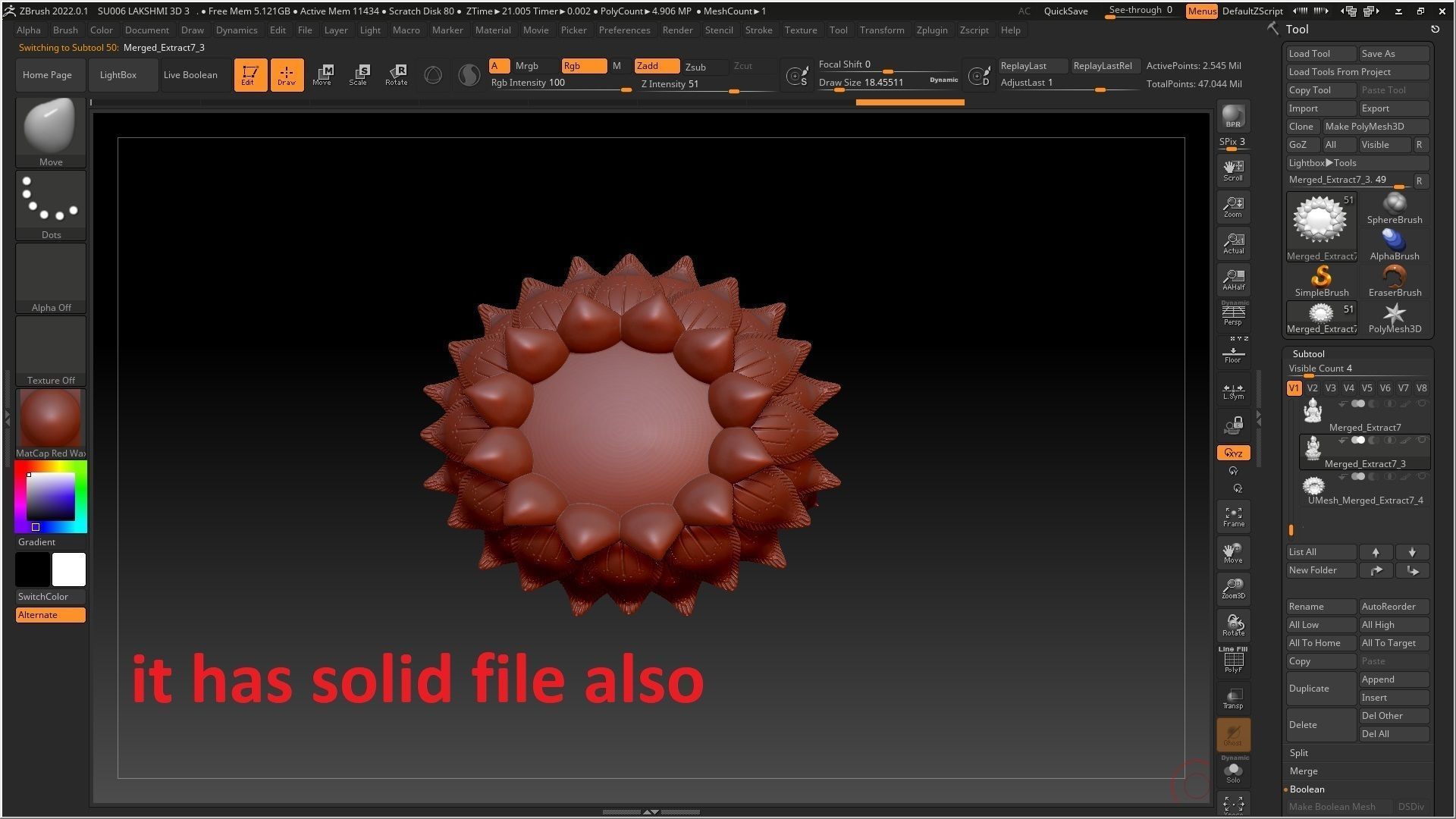 LAKSHMI DEVI FULL 3D 3D print model_14