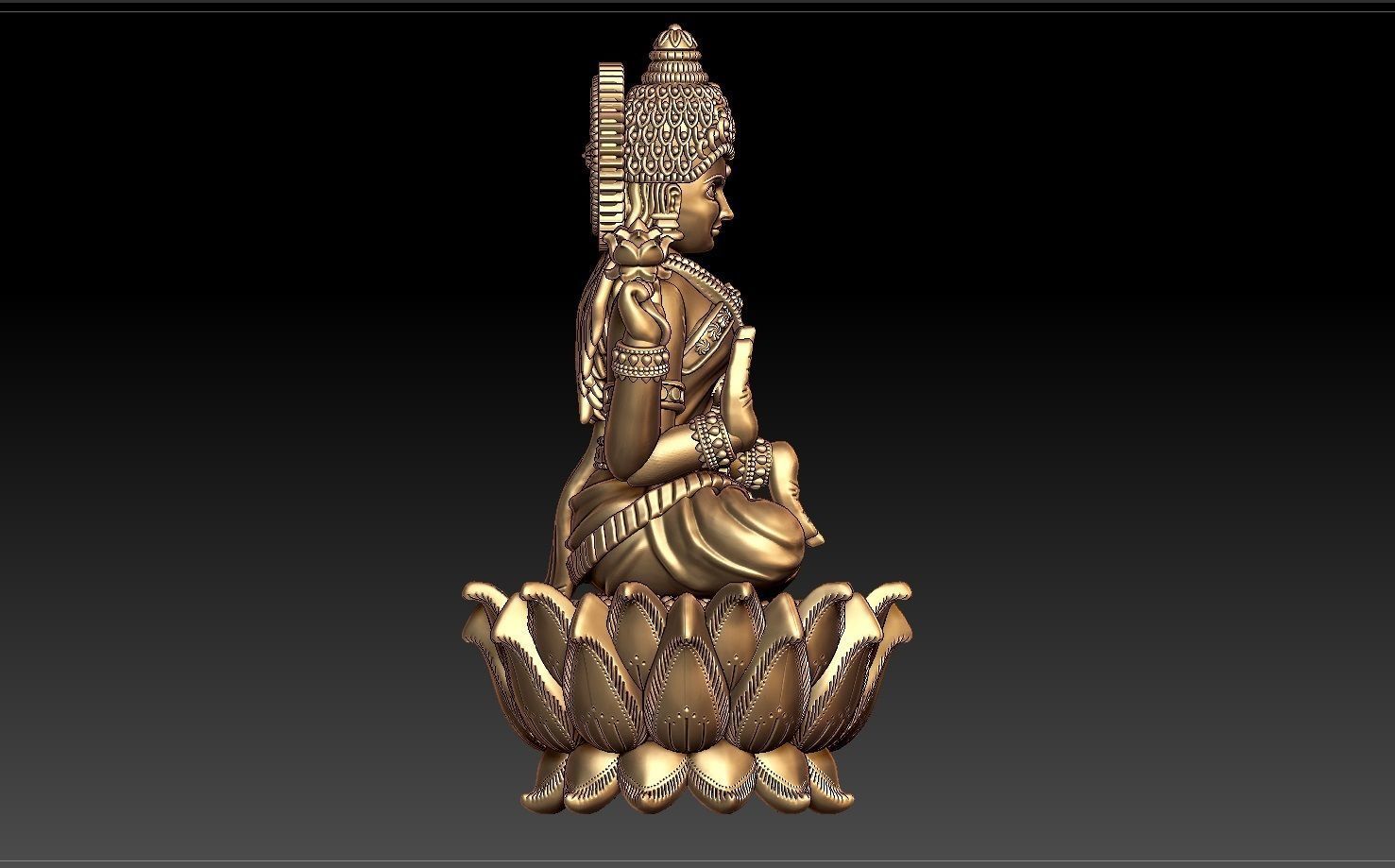 LAKSHMI DEVI FULL 3D 3D print model_5