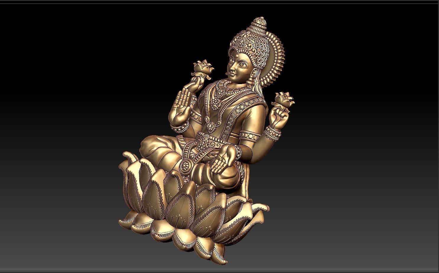 LAKSHMI DEVI FULL 3D 3D print model_6