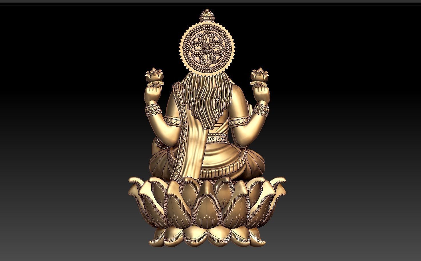LAKSHMI DEVI FULL 3D 3D print model_4