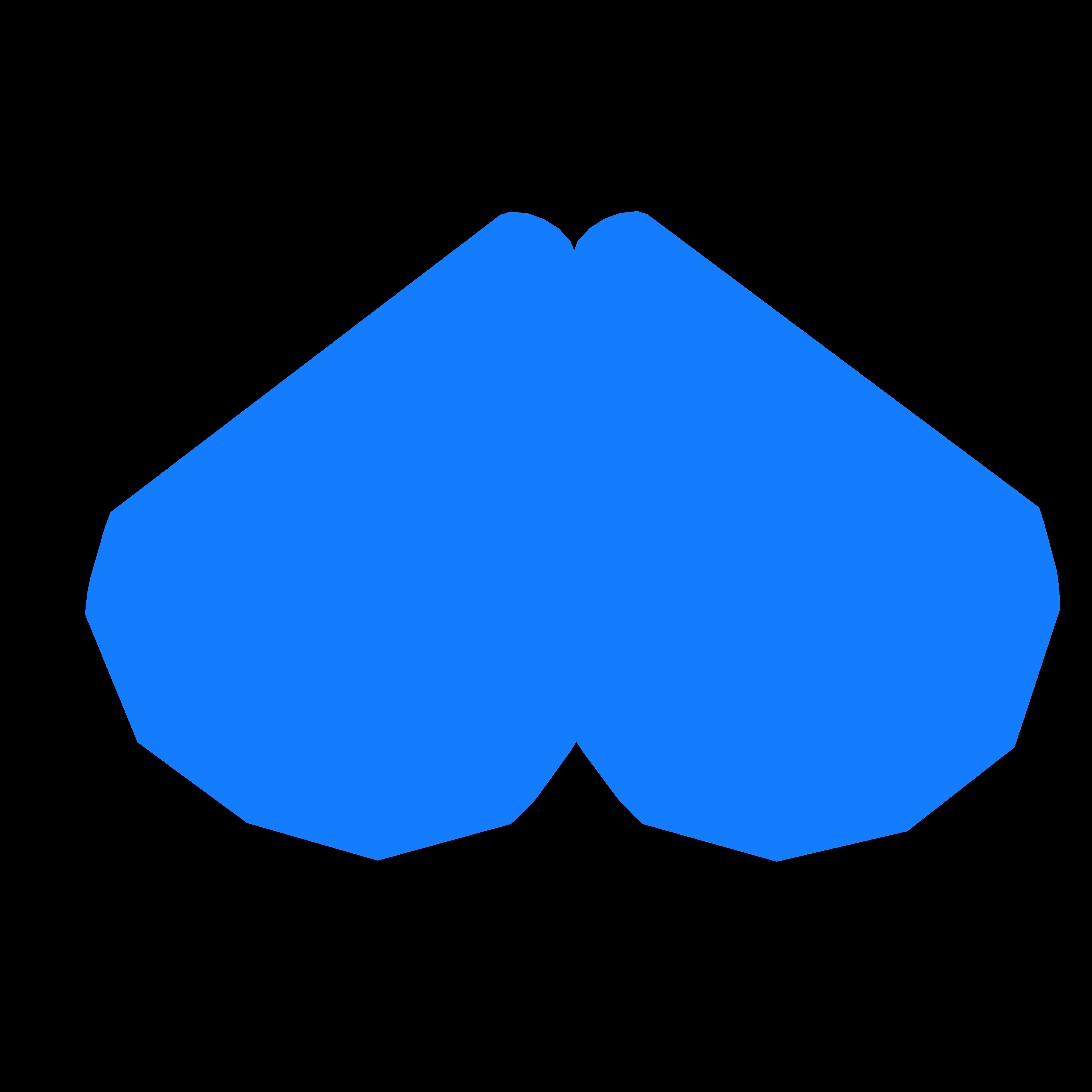 Traffic cone Low-poly 3D model_5