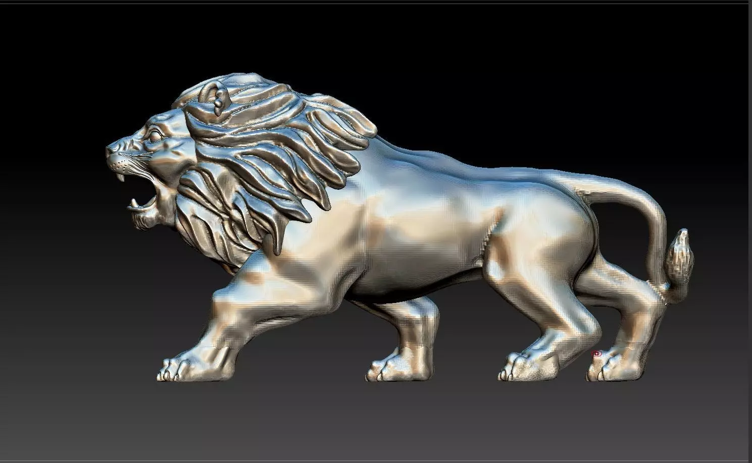 LION FULL 3D 3D print model_0