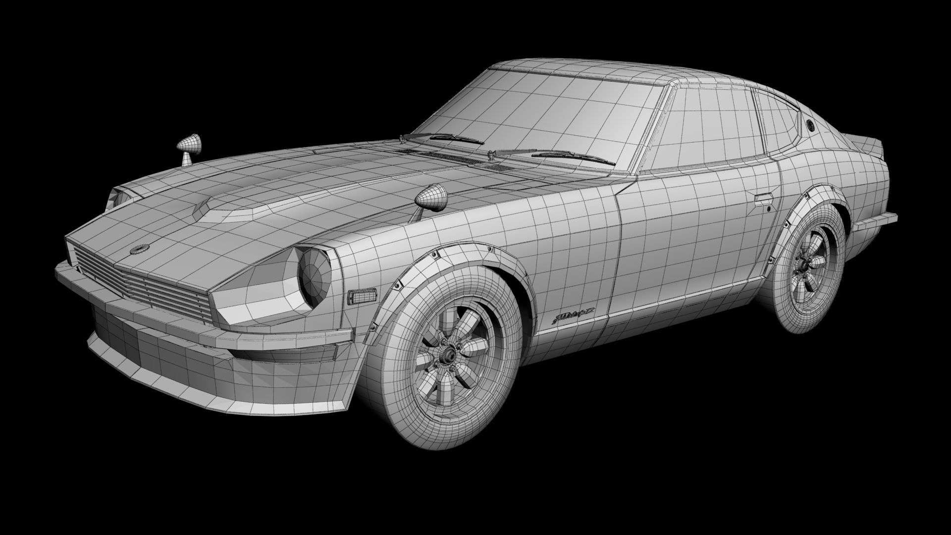 Datsun 240Z JDM 3D model_12