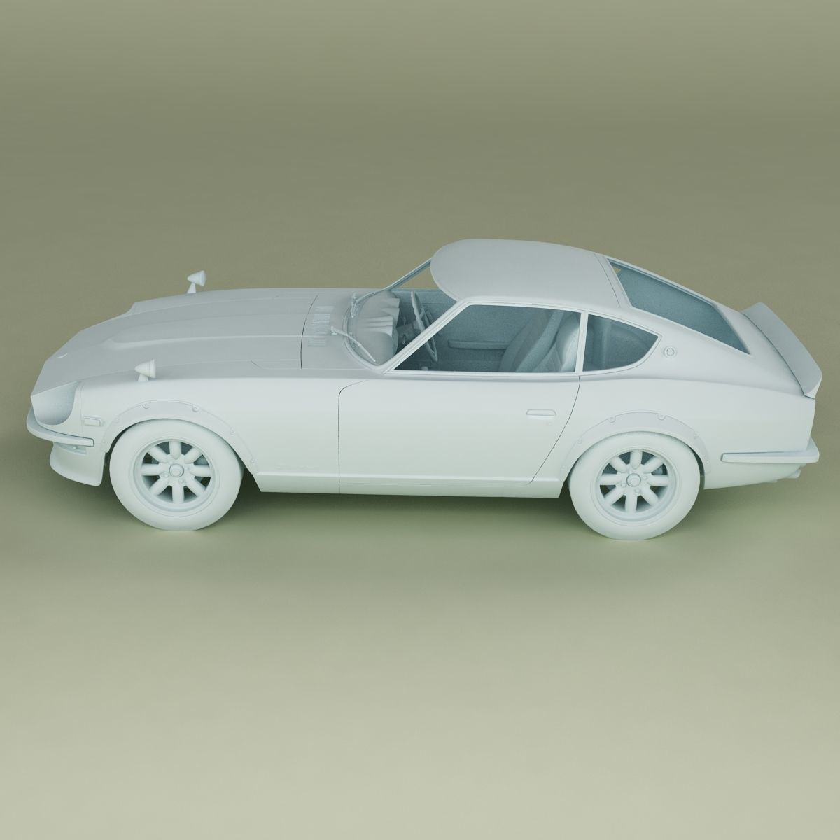 Datsun 240Z JDM 3D model_11