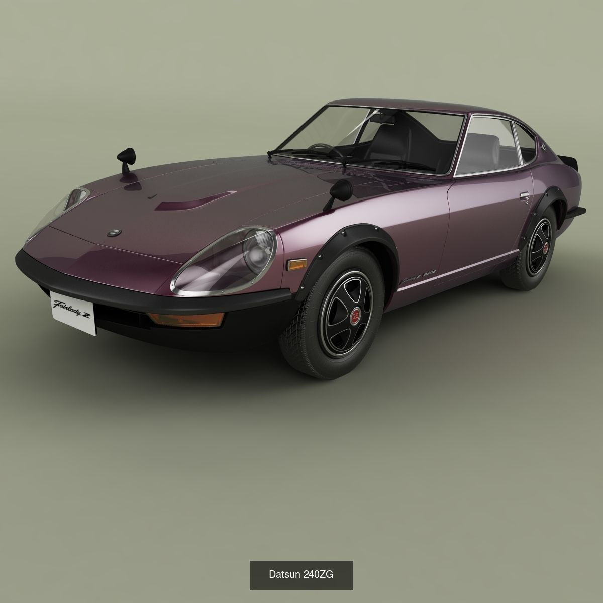 Datsun 240Z JDM and 240ZG 3D Model Collection_2