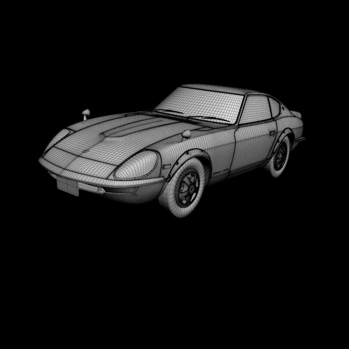Datsun 240Z JDM and 240ZG 3D Model Collection_24