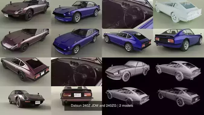 Datsun 240Z JDM and 240ZG