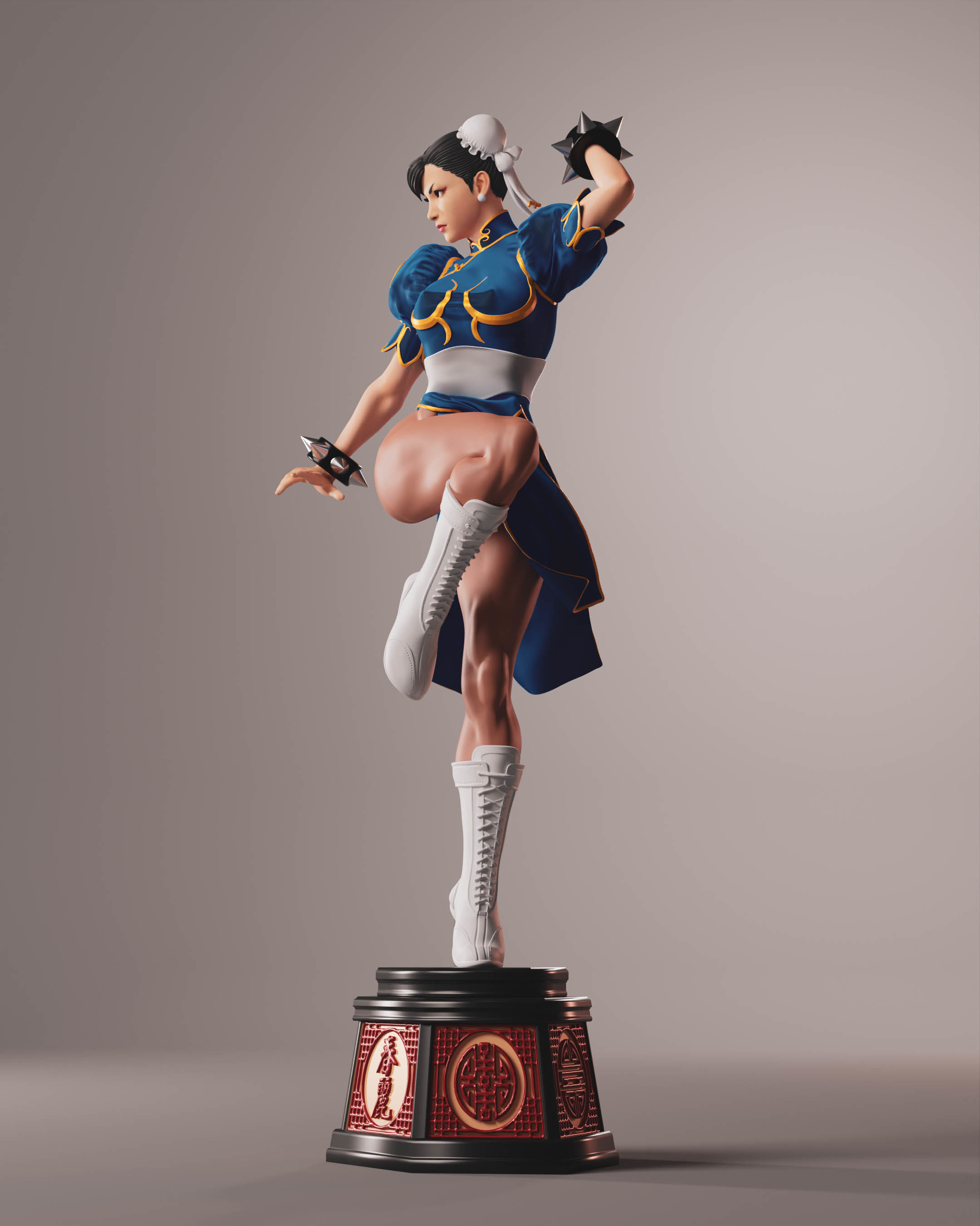 Chun-Li 3D print model_3