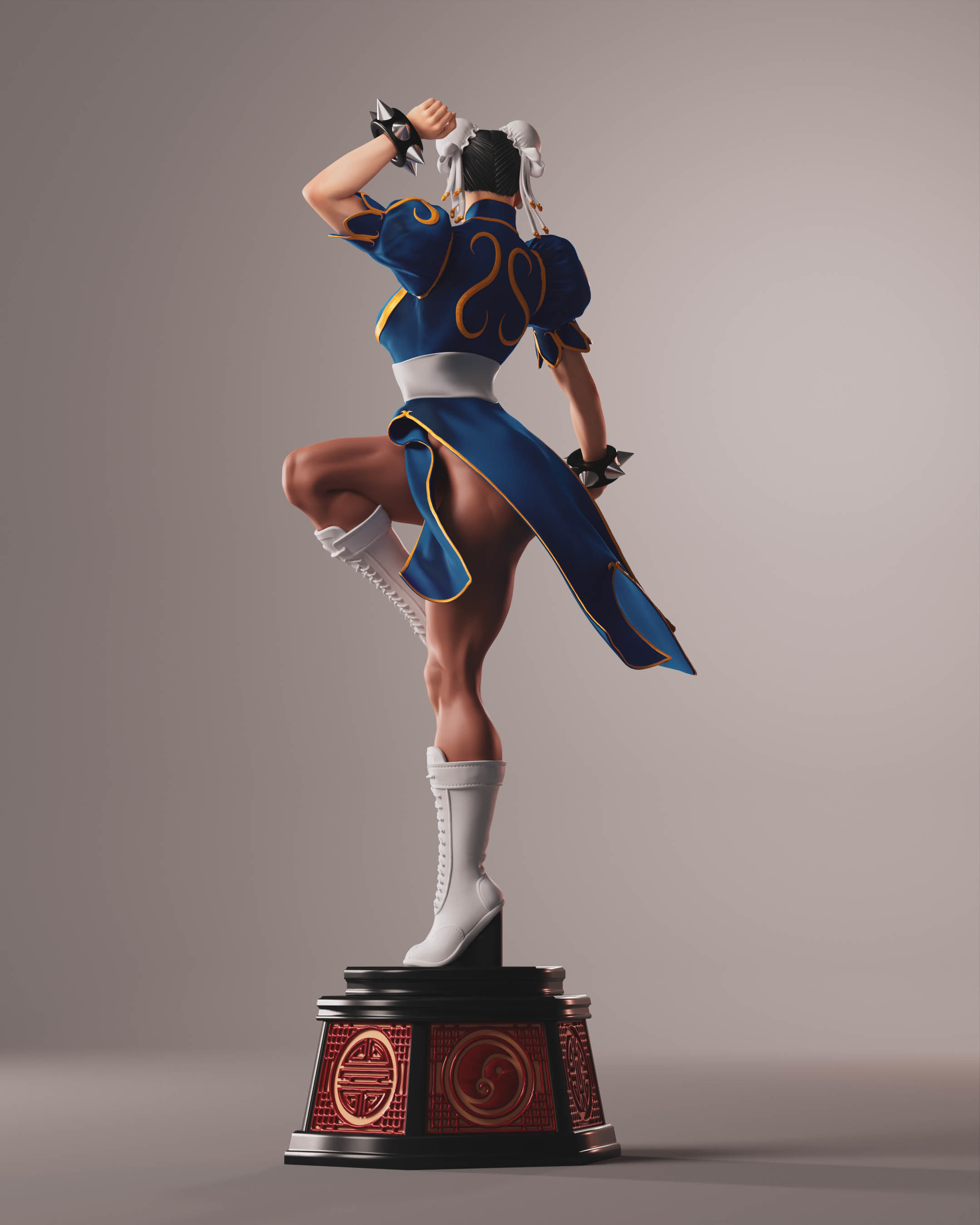 Chun-Li 3D print model_2