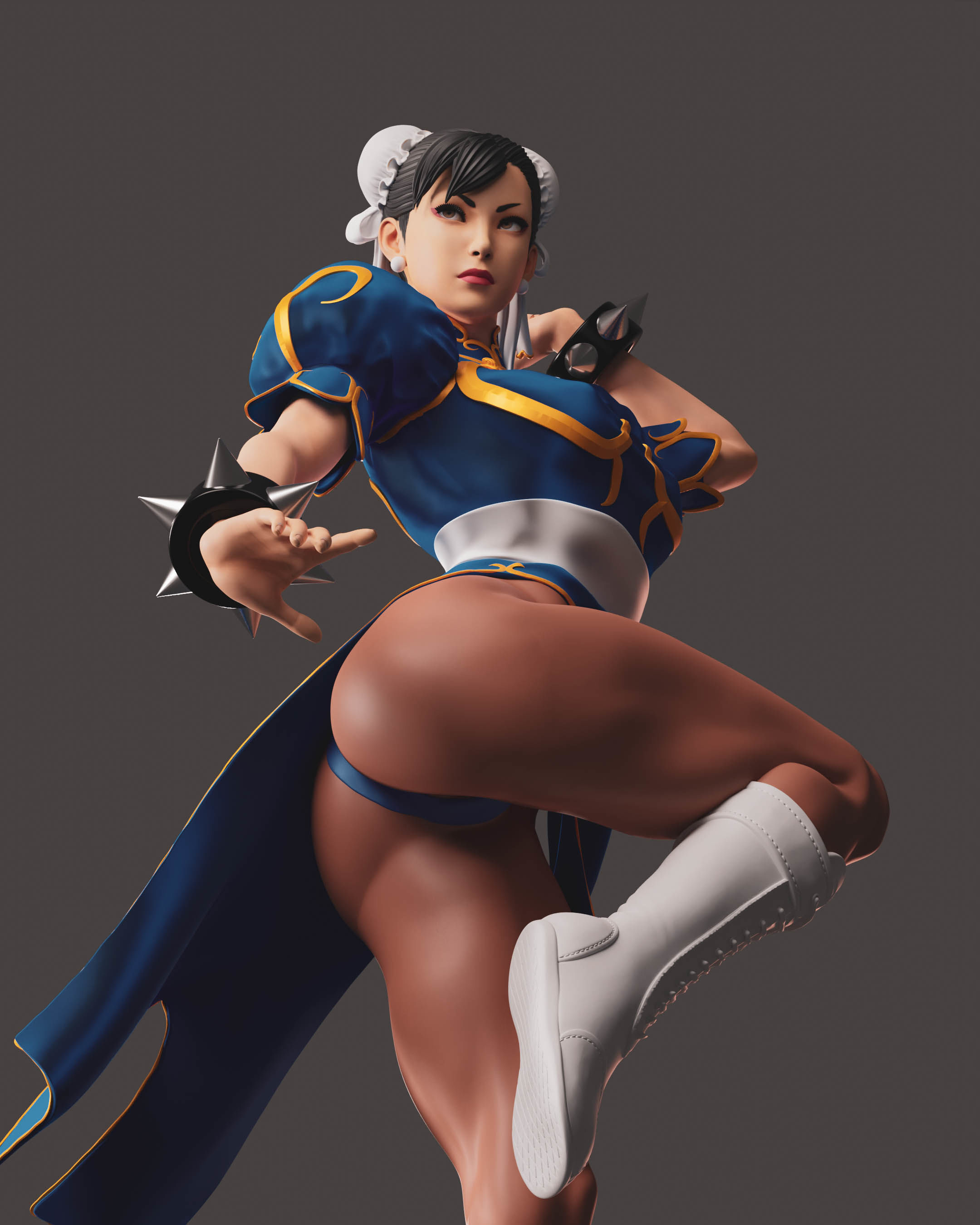 Chun-Li 3D print model_6