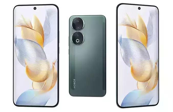 Honor 90 Green Low-poly 3D model