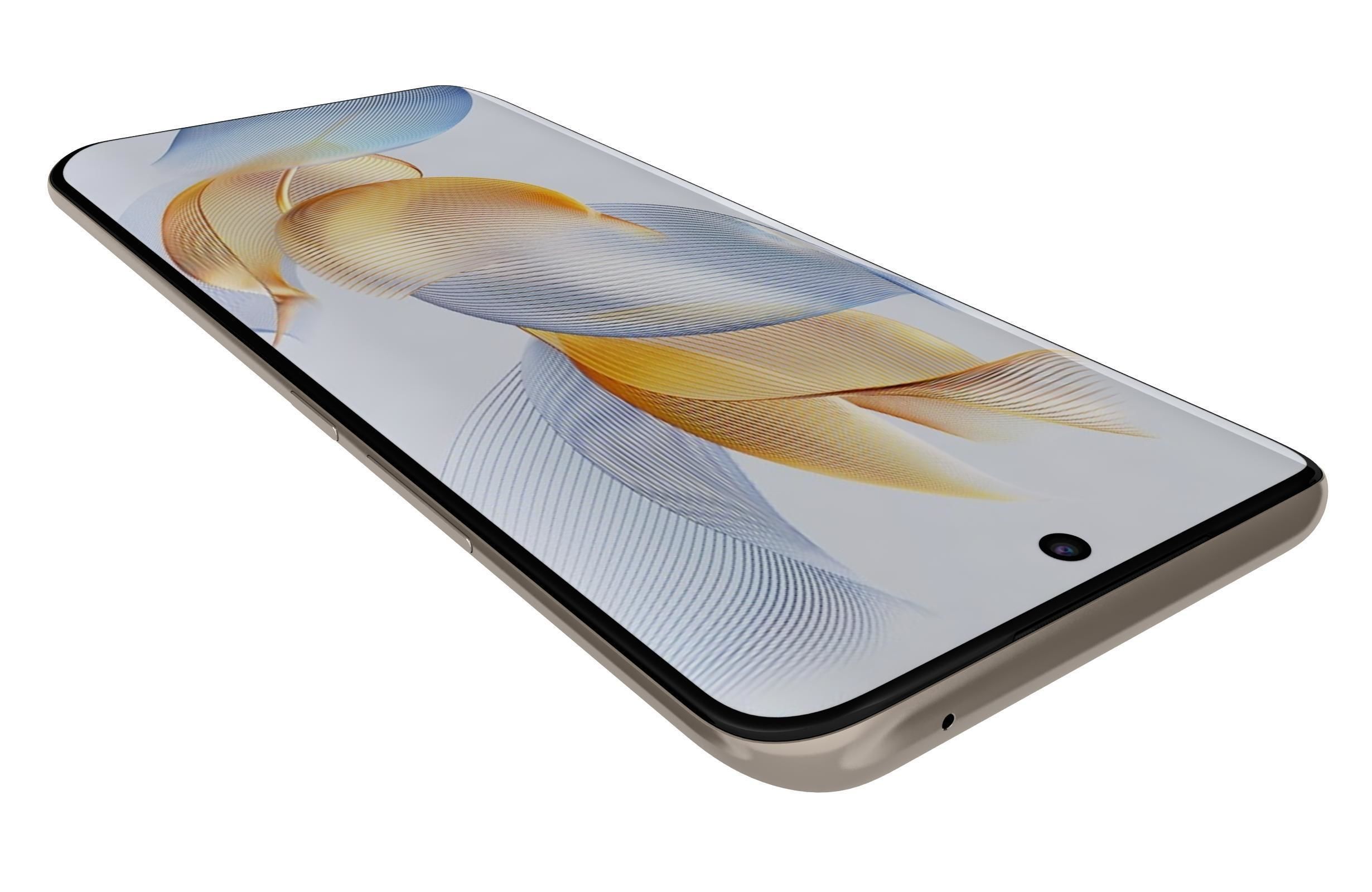 Honor 90 White Low-poly 3D model_13