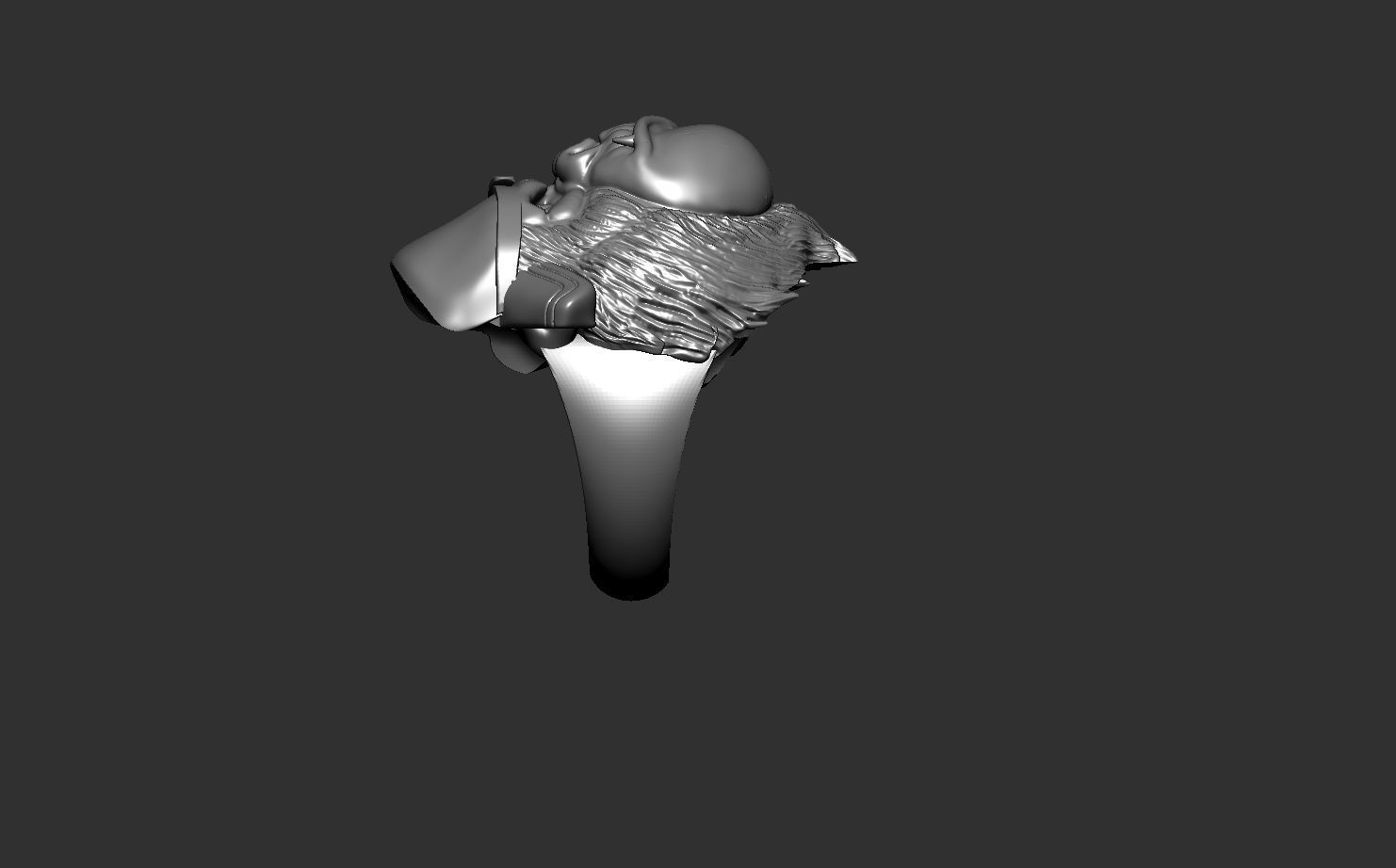 Ring Gorila 3D print model 3D print model_10