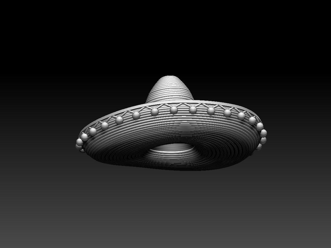 SOMBRERO 3D print model_8