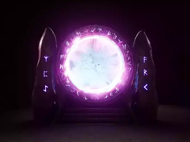 Magic portal 3D model