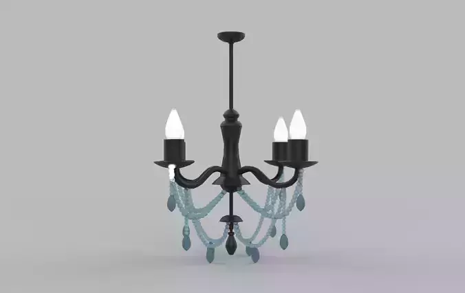 ceiling light Free low-poly 3D model