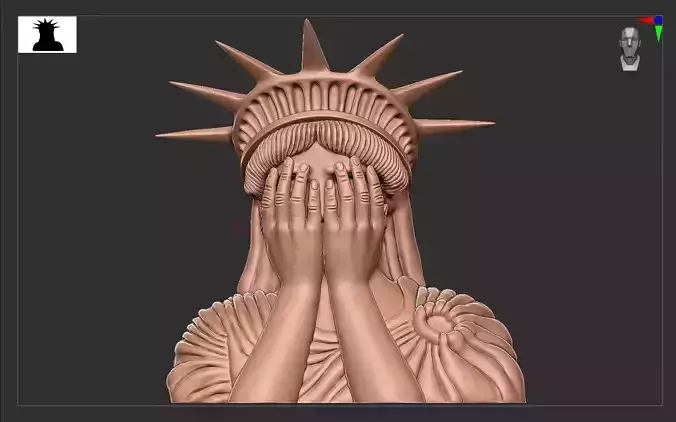 Statue of Liberty 3D model