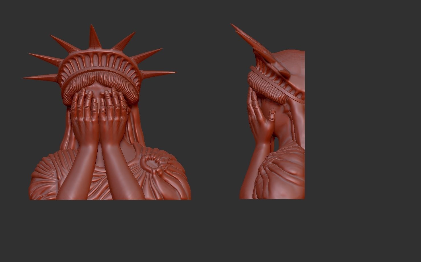 Statue of Liberty 3D model 3D print model_7