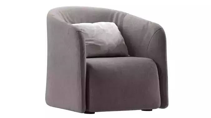 Logos Armchair By Natuzzi