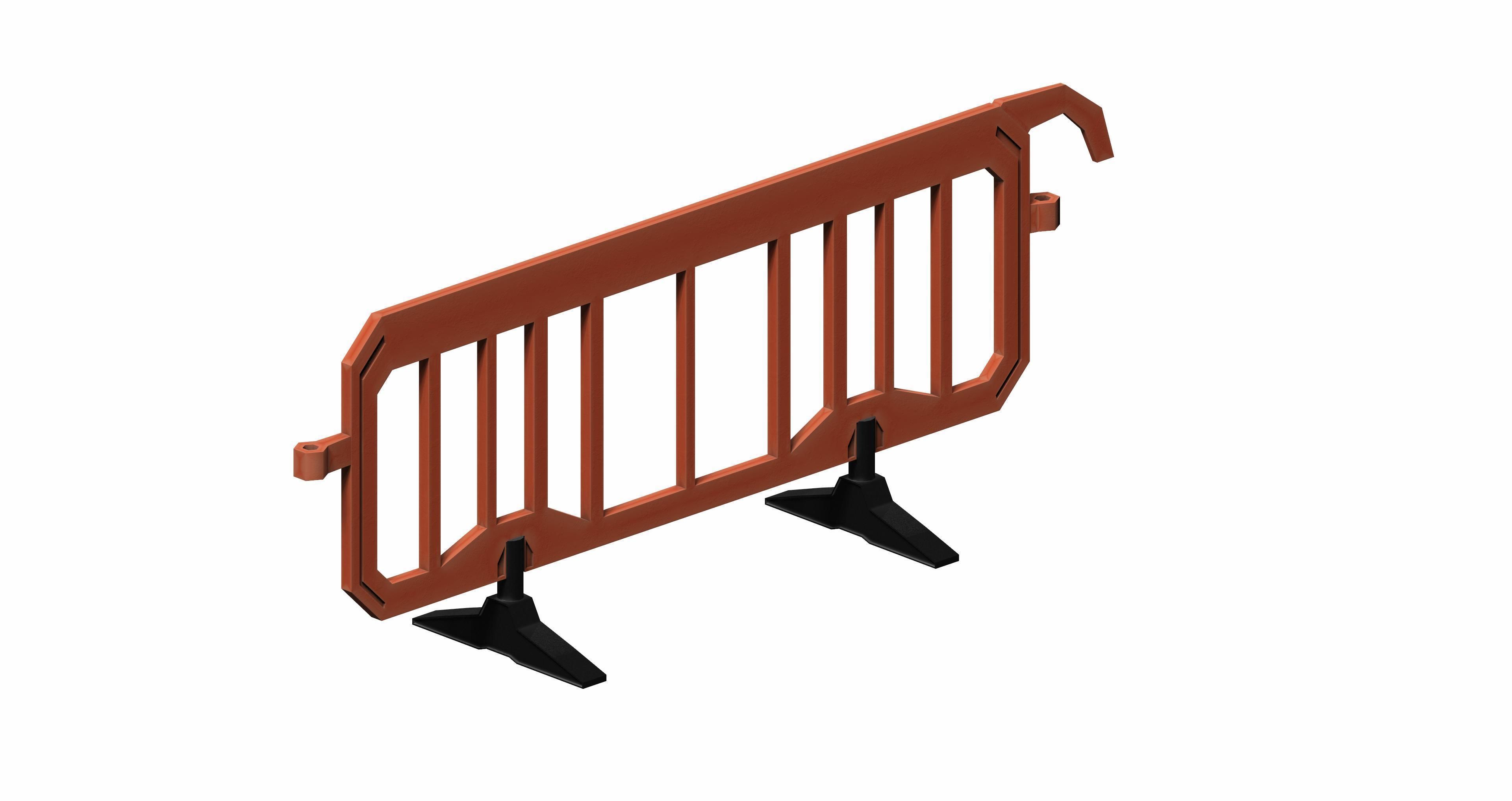 28 - Traffic Barriers and road safety products 3D Model Collection_12