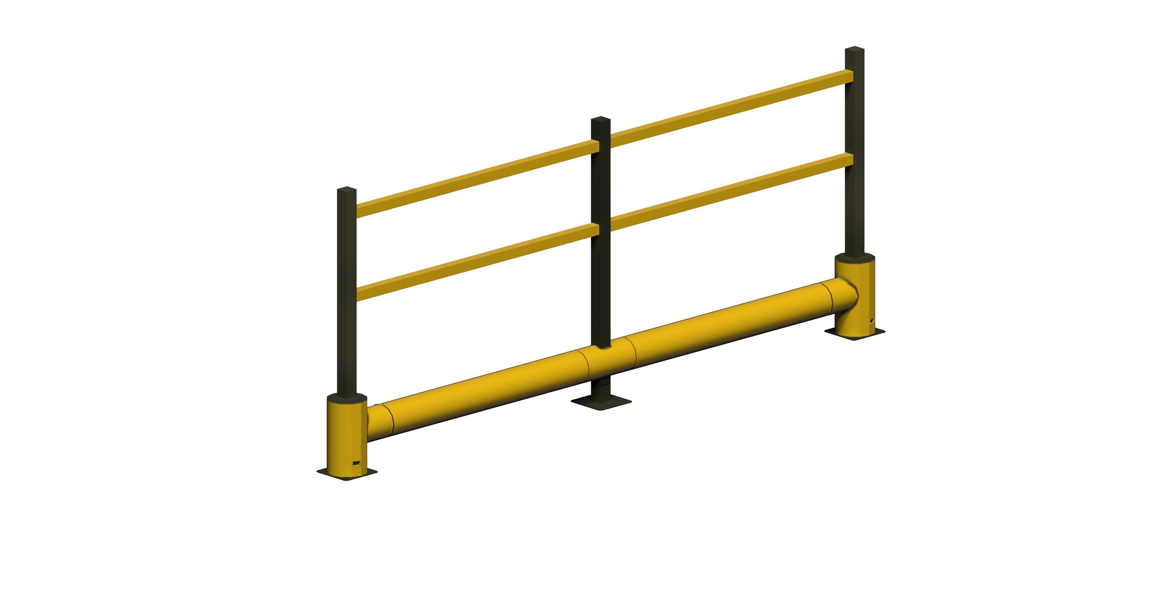 28 - Traffic Barriers and road safety products 3D Model Collection_17