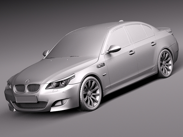 Bmw e60 3d model