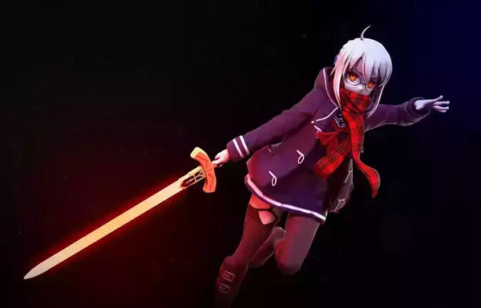 Mysterious Heroine X for 3d printing