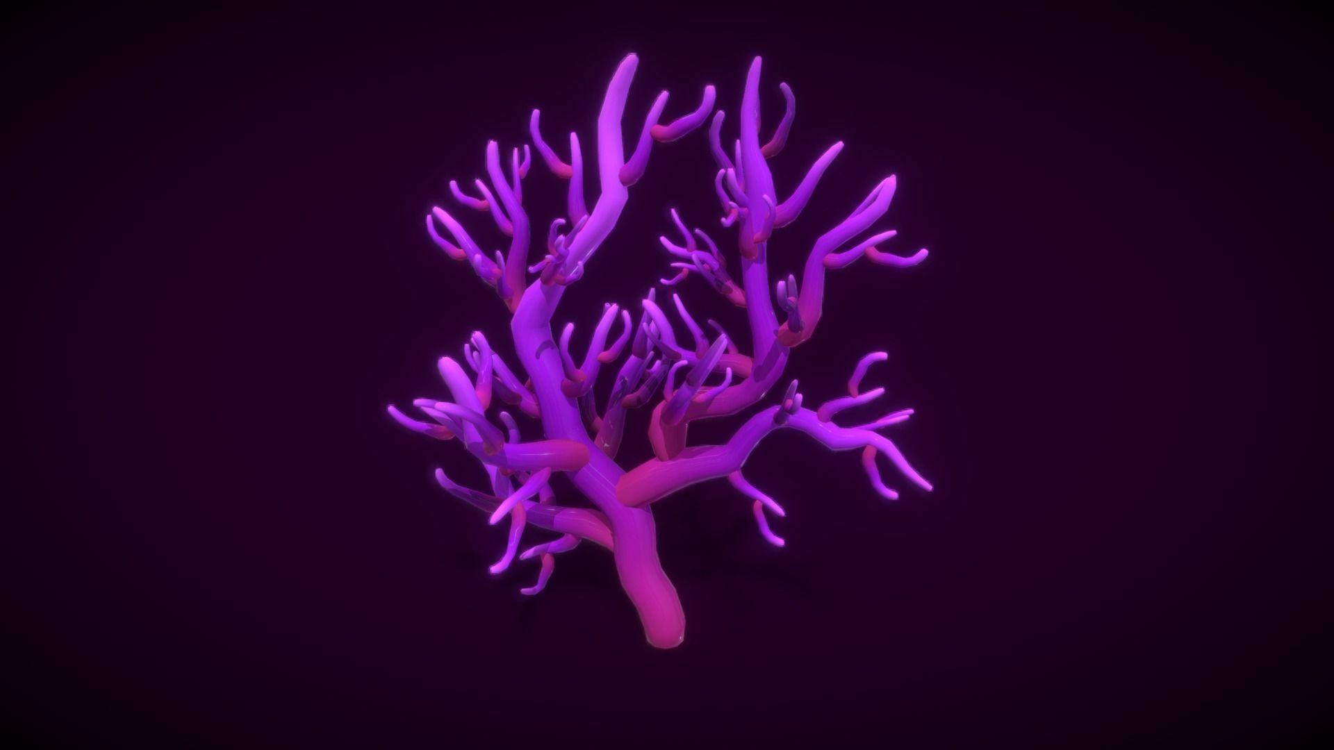 Cartoon Seaweed 9  Low-poly 3D model_5