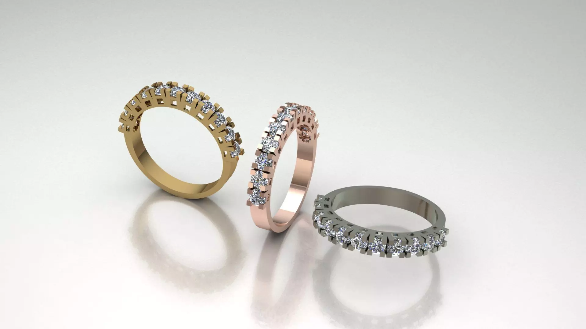 jeweled ring Free 3D print model