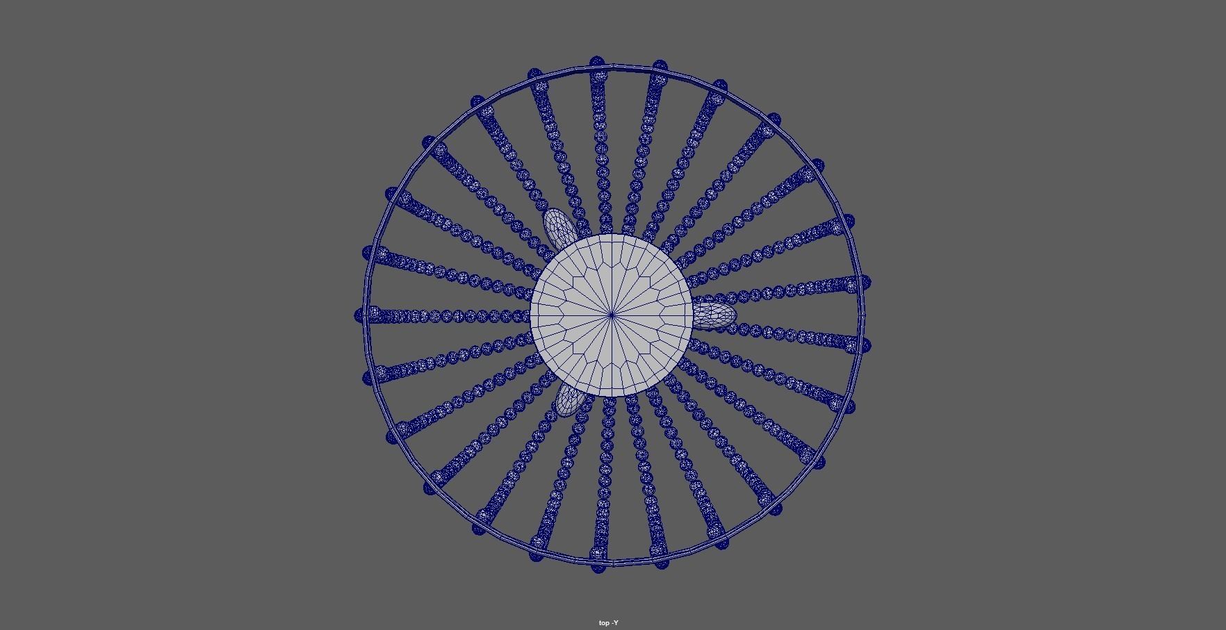 Chandelier - lighting - pendant - ceiling light 3D model_9