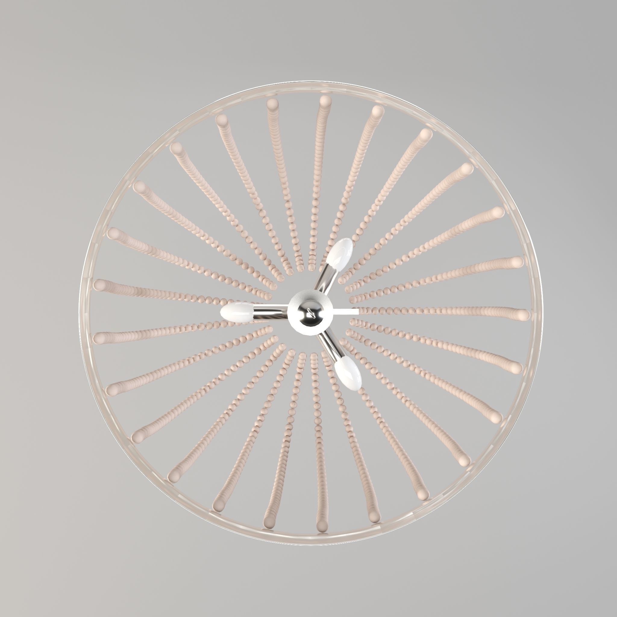 Chandelier - lighting - pendant - ceiling light 3D model_3