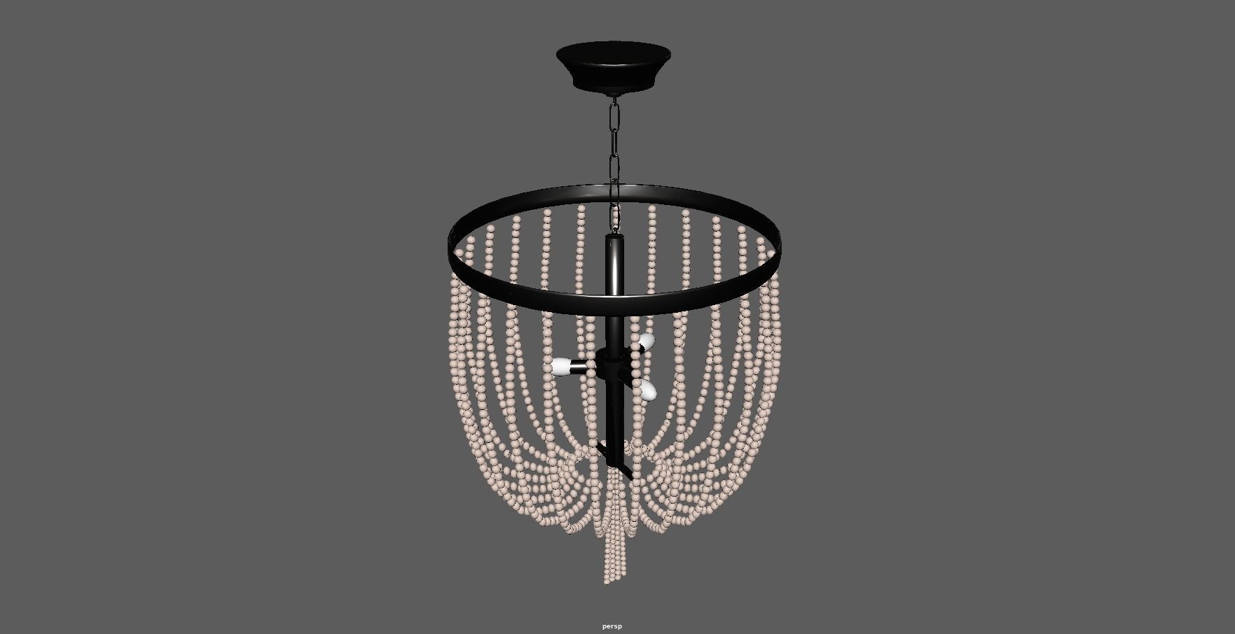 Chandelier - lighting - pendant - ceiling light 3D model_11