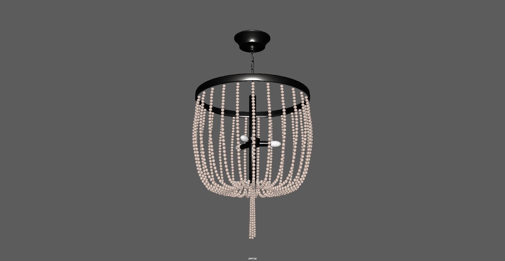 Chandelier - lighting - pendant - ceiling light 3D model_15