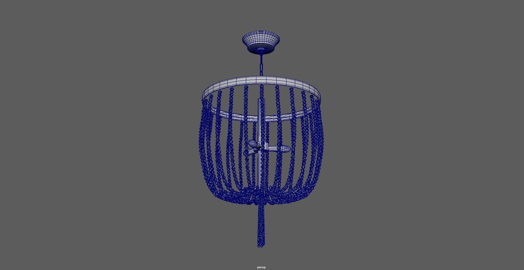 Chandelier - lighting - pendant - ceiling light 3D model_18