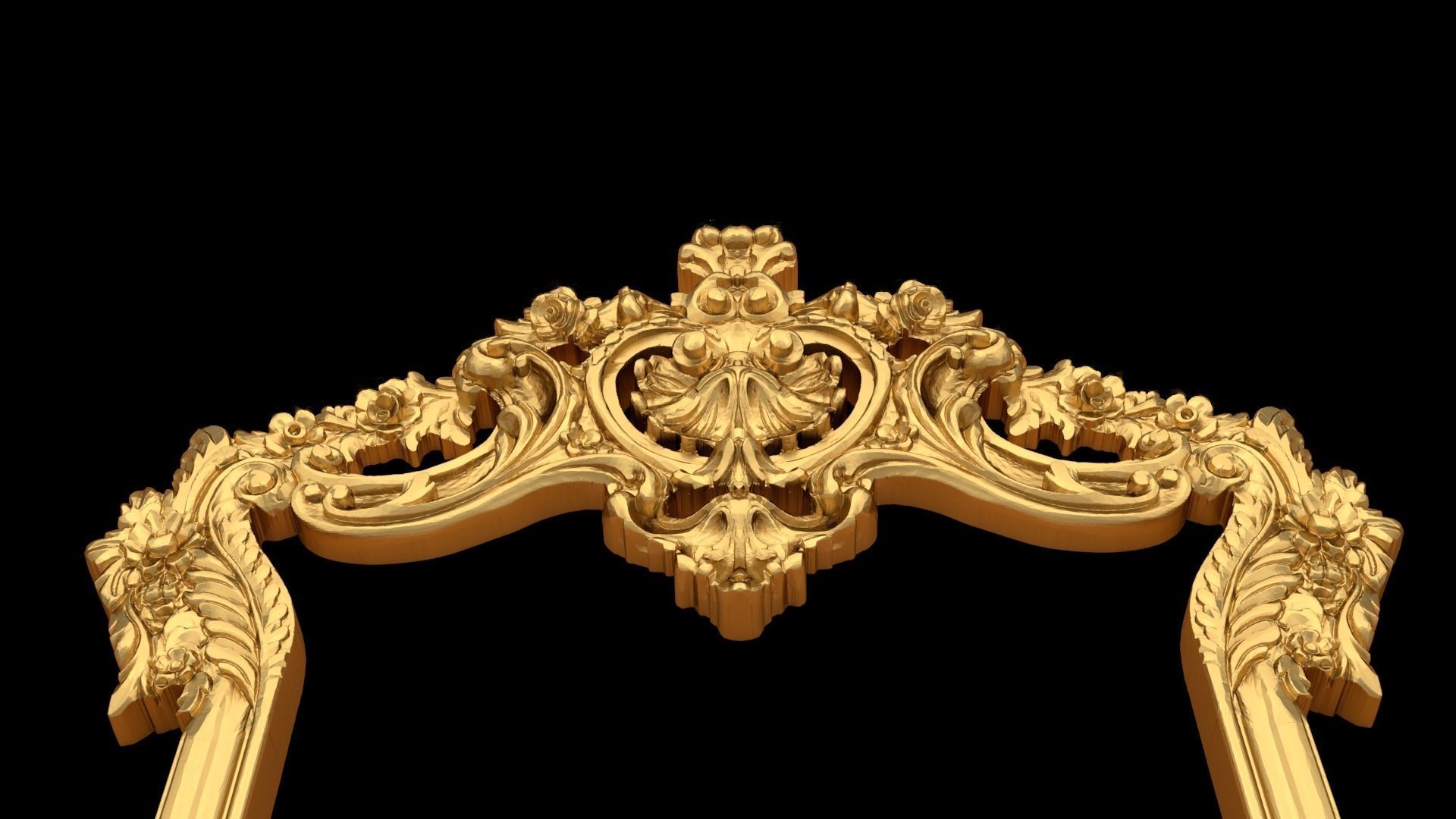 Classic decor ornament 297 3D model_3