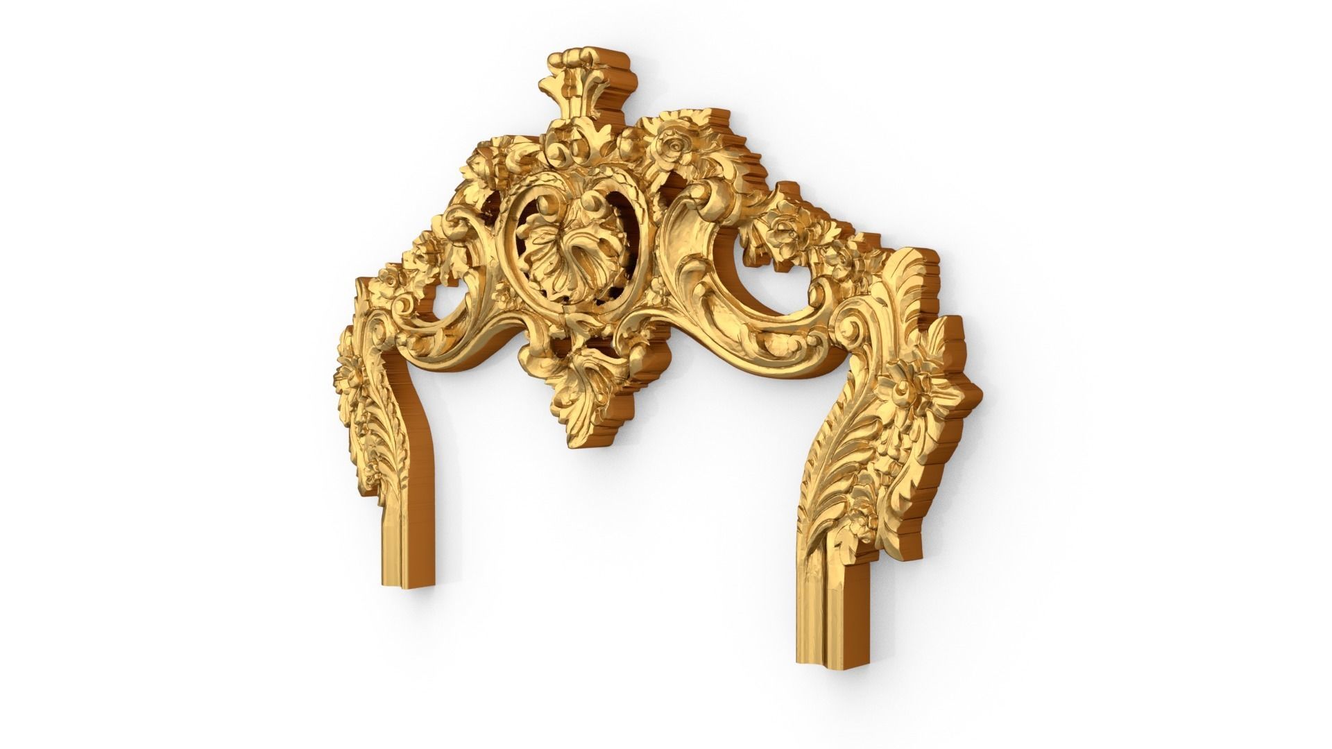 Classic decor ornament 297 3D model_2